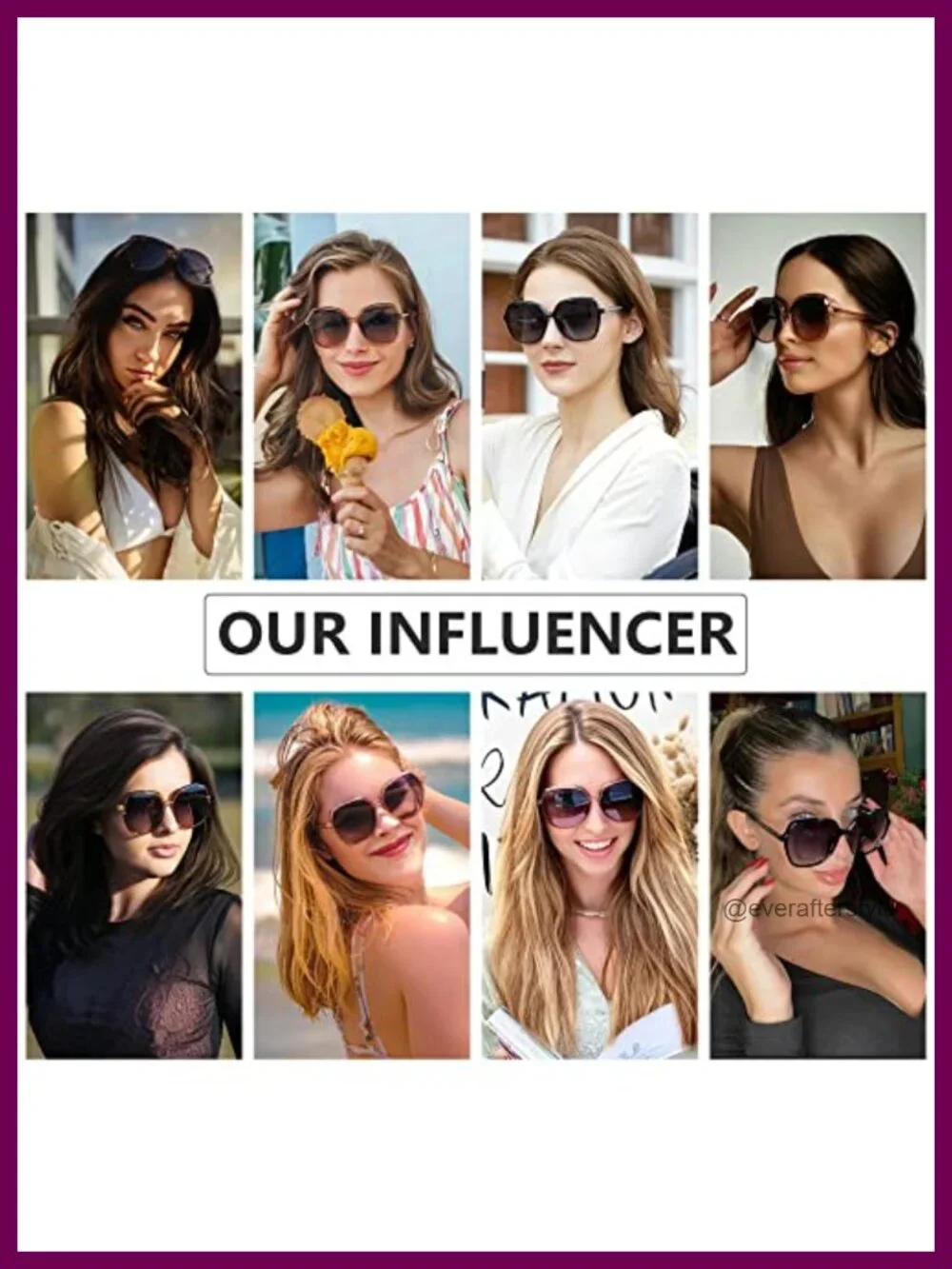 Polarized Square Sunglasses for Women Oversized UV400 Protection